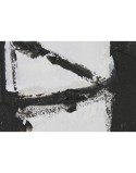 Cuadro Home ESPRIT Blanco Negro Abstracto 123 x 4,3 x 183 cm (2 Unidades)