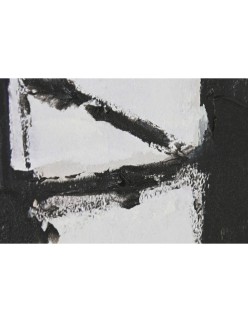 Cuadro Home ESPRIT Blanco Negro Abstracto 123 x 4,3 x 183 cm (2 Unidades)