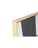 Cuadro Home ESPRIT Blanco Negro Beige Abstracto 103 x 4,3 x 143 cm (2 Unidades)