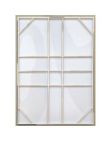 Cuadro Home ESPRIT Blanco Azul marino Moderno Urbano 140 x 3 x 180 cm (2 Unidades)