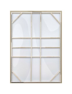 Cuadro Home ESPRIT Blanco Azul marino Moderno Urbano 140 x 3 x 180 cm (2 Unidades)