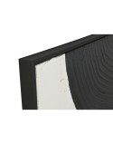 Cuadro Home ESPRIT Blanco Negro Abstracto 103 x 4,3 x 143 cm (2 Unidades)