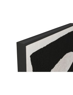 Cuadro Home ESPRIT Negro Beige Abstracto 103 x 4,3 x 143 cm (2 Unidades)