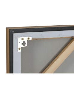 Cuadro Home ESPRIT Blanco Beige Dorado Moderno Urbano 90 x 3,5 x 120 cm (2 Unidades)