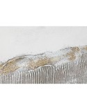 Cuadro Home ESPRIT Marrón Negro Beige Abstracto 123 x 4,3 x 123 cm (2 Unidades)