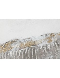 Cuadro Home ESPRIT Marrón Negro Beige Abstracto 123 x 4,3 x 123 cm (2 Unidades)