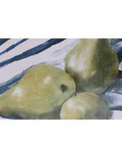 Bild Home ESPRIT Gelb Blau Weiß grün Obst Mediterraner 60 x 2,5 x 45 cm (2 Stück)