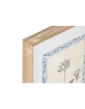 Cuadro Home ESPRIT Shabby Chic Plantas botánicas 40 x 2,5 x 50 cm (4 Unidades)