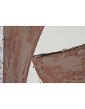 Pintura Home ESPRIT Bege Terracota Abstrato 83 x 4,3 x 123 cm (2 Unidades)