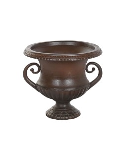 Jarrón Home ESPRIT Marrón Hierro 41 x 41 x 36 cm