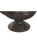 Jarrón Home ESPRIT Marrón Hierro 41 x 41 x 36 cm
