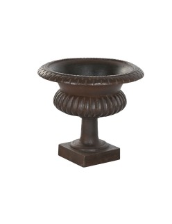 Jarrón Home ESPRIT Marrón Hierro 45 x 45 x 40 cm