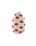 Jarrón Home ESPRIT Blanco Rojo Dolomita 15 x 15 x 22,5 cm