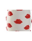 Jarrón Home ESPRIT Blanco Rojo Dolomita 15 x 15 x 22,5 cm