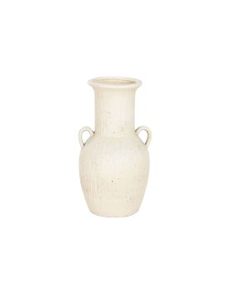 Jarrón Home ESPRIT Blanco Magnesio 35 x 33 x 65 cm