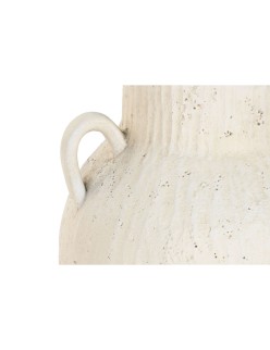 Jarrón Home ESPRIT Blanco Magnesio 35 x 33 x 65 cm