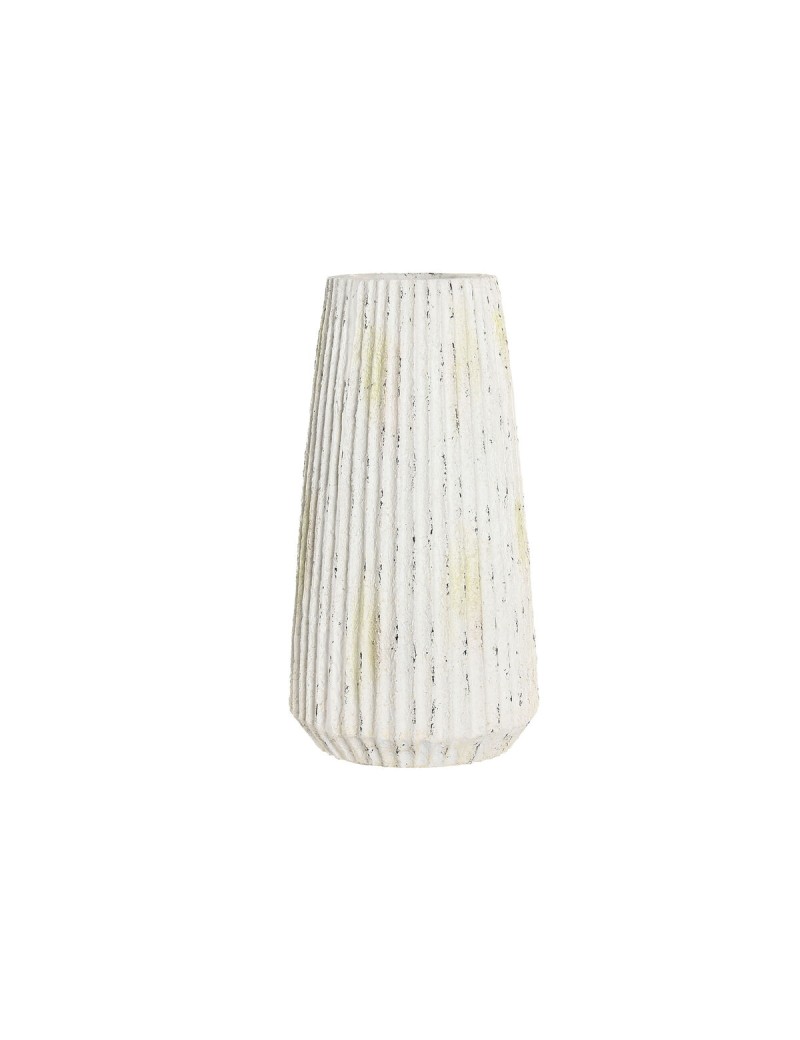 Vase Home ESPRIT Blanc Magnésium 28 x 28 x 53 cm
