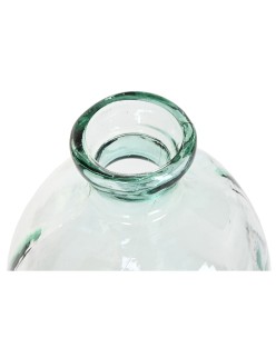 Jarrón Home ESPRIT Transparente Cristal reciclado 34 x 34 x 73 cm