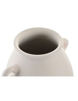 Jarrón Home ESPRIT Beige Terracota Estilo artesanal 29 x 25 x 25 cm
