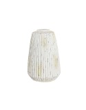 Jarrón Home ESPRIT Blanco Magnesio 28 x 28 x 41 cm
