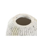 Jarrón Home ESPRIT Blanco Magnesio 28,5 x 28,5 x 32,5 cm