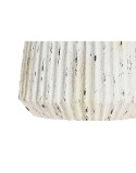 Jarrón Home ESPRIT Blanco Magnesio 28,5 x 28,5 x 32,5 cm