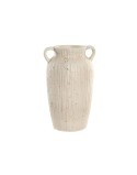 Jarrón Home ESPRIT Blanco Magnesio 23,5 x 21,5 x 37,5 cm