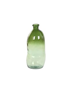 Jarrón Home ESPRIT Verde Cristal reciclado 34 x 34 x 73 cm