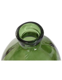Jarrón Home ESPRIT Verde Cristal reciclado 34 x 34 x 73 cm