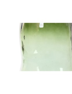 Jarrón Home ESPRIT Verde Cristal reciclado 34 x 34 x 73 cm
