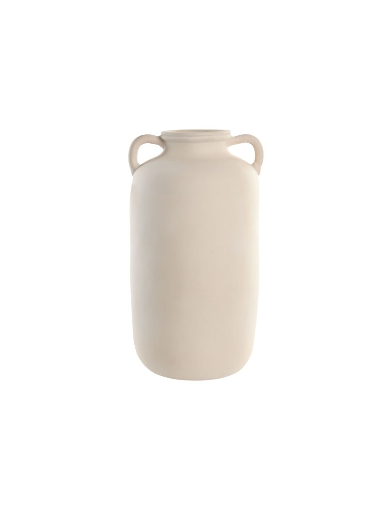 Jarrón Home ESPRIT Beige Terracota Estilo artesanal 27 x 25 x 50 cm