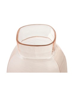 Jarrón Home ESPRIT Rosa Cristal Moderno 23 x 23 x 44 cm