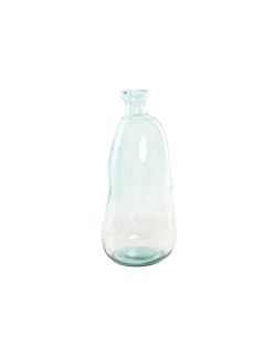 Jarrón Home ESPRIT Transparente Cristal reciclado 22 x 22 x 51 cm