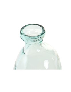 Jarrón Home ESPRIT Transparente Cristal reciclado 22 x 22 x 51 cm