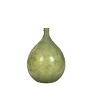 Jarrón Home ESPRIT Verde Cristal reciclado Acabado envejecido 40 x 40 x 56 cm