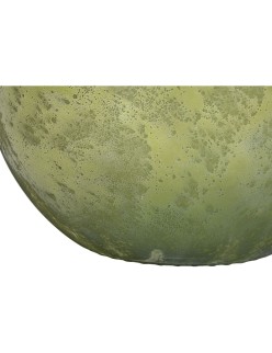 Jarrón Home ESPRIT Verde Cristal reciclado Acabado envejecido 40 x 40 x 56 cm
