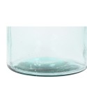 Jarrón Home ESPRIT Transparente Junco Cristal reciclado Natural 25 x 25 x 75 cm