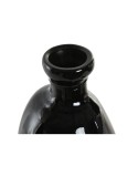 Jarrón Home ESPRIT Negro Cristal reciclado 22 x 22 x 51 cm