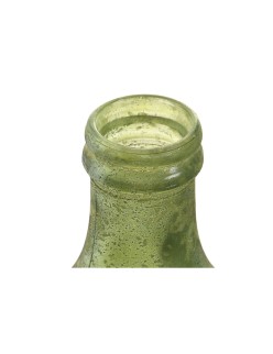Jarrón Home ESPRIT Verde Cristal reciclado Acabado envejecido 29 x 29 x 43 cm