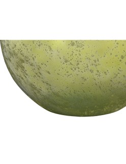 Jarrón Home ESPRIT Verde Cristal reciclado Acabado envejecido 29 x 29 x 43 cm