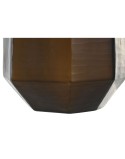 Jarrón Home ESPRIT Gris oscuro Cristal Moderno 18 x 18 x 31 cm