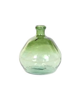 Jarrón Home ESPRIT Verde Cristal reciclado 45 x 45 x 47,5 cm