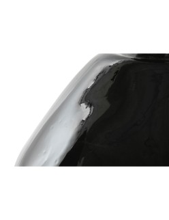 Vase Home ESPRIT Noir Cristal recyclé 31 x 31 x 32 cm