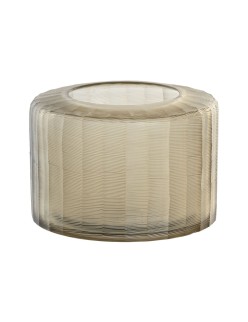 Jarrón Home ESPRIT Cristal Moderno 18 x 18 x 12 cm