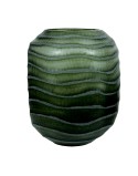 Jarrón Home ESPRIT Verde Cristal Moderno 27 x 27 x 33 cm