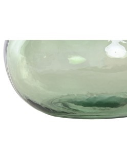 Jarrón Home ESPRIT Verde Cristal reciclado 31 x 31 x 32 cm