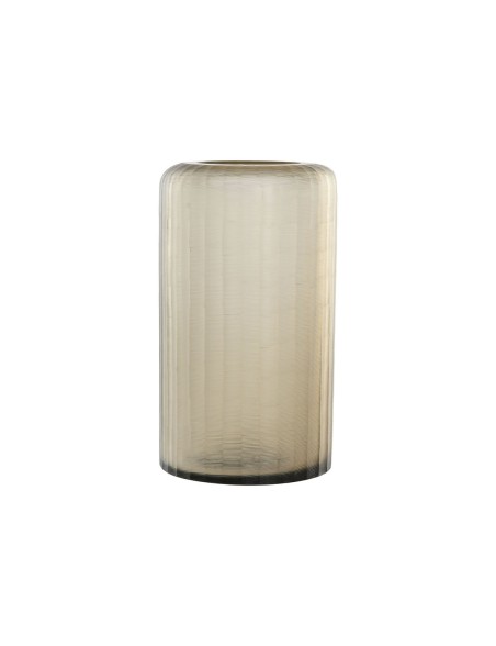 Jarrón Home ESPRIT Cristal Moderno 18 x 18 x 31 cm