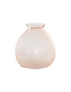 Jarrón Home ESPRIT Rosa Cristal Moderno 28 x 28 x 27 cm