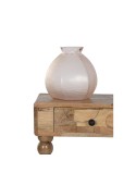 Jarrón Home ESPRIT Rosa Cristal Moderno 28 x 28 x 27 cm
