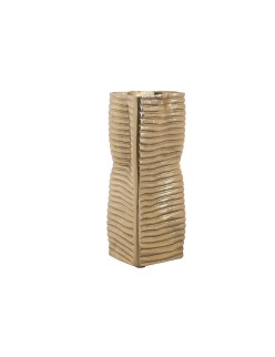 Vase Home ESPRIT Doré Aluminium Abstrait Moderne 17 x 15 x 33 cm